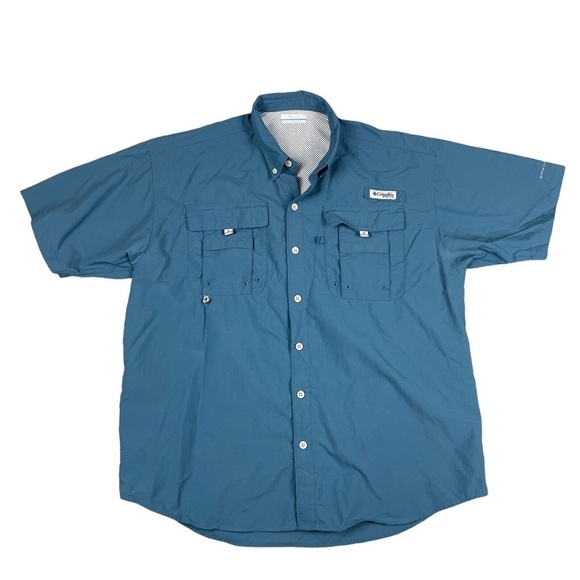 Columbia Other - Men's Columbia PFG Omni-Shade Vented  SS Shirt Fishing Hiking Size Medium M